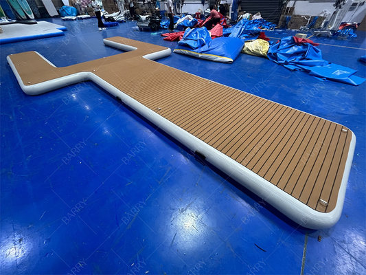 Özelleştirilebilir şişme yüzen rıhtım PVC EVA Su Platformu