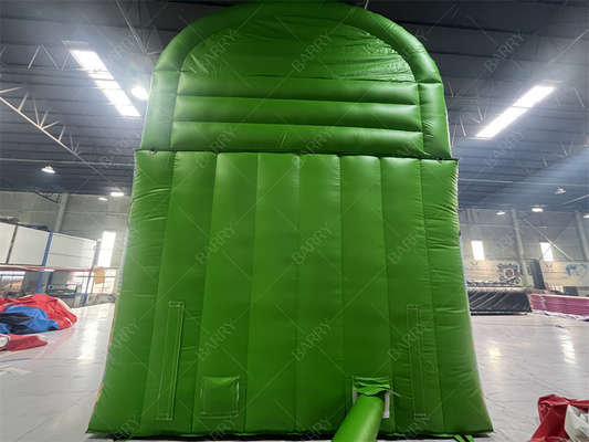 Çocuklar için özelleştirilebilir 6x4M hayvan şişme kaydırıcı