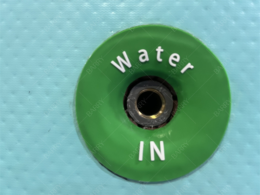 Ticari Özel Renkli PVC DWF Çocuk Havuzu Kapaklı Şişme Havuz Drop Stitch Kumaş Yüzme Su Havuzu