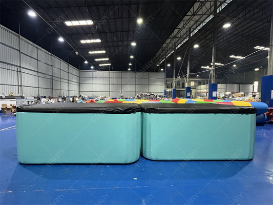 Ticari Özel Renkli PVC DWF Çocuk Havuzu Kapaklı Şişme Havuz Drop Stitch Kumaş Yüzme Su Havuzu