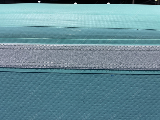 Ticari Özel Renkli PVC DWF Çocuk Havuzu Kapaklı Şişme Havuz Drop Stitch Kumaş Yüzme Su Havuzu