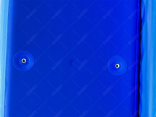 Karanlık Mavi Buz Banyo Küveti Özel Pvc Drop Stitch Çocuklar İçin Kapaklı Şişme Havuz