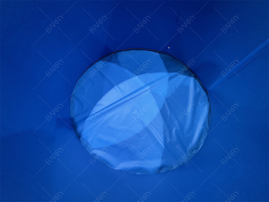 Özelleştirilmiş Ağır Hizmet Tipi Dış Mekan Dwf Drop Stitch Aile Yuvarlak Havuzu Şişme Buz Banyosu Yaz Esas Bahçe Havuzu