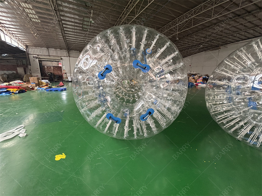 PVC TPU 2.5m Çılgın İnsan Hamster Zorb Topu Şişme Zorb Topu Çocuklar Yetişkinler İçin