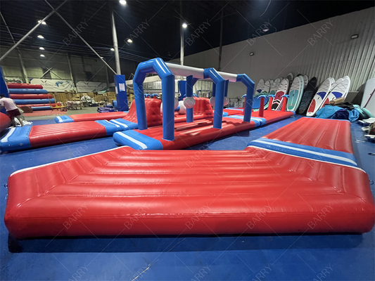 0.9mm PVC Yüzen Şişme Su Parkı Göl Şişme Su Oyunları Deniz İçin Şişme Su Parkı
