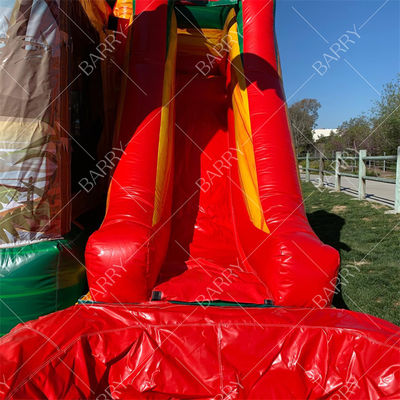 Çocuklar Dinozor Kaydırma Evi Kaydırma Castillos Şişirme Dino Kaydırma Kale Kaydırma Süzücü