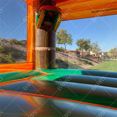 Çocuklar Dinozor Kaydırma Evi Kaydırma Castillos Şişirme Dino Kaydırma Kale Kaydırma Süzücü