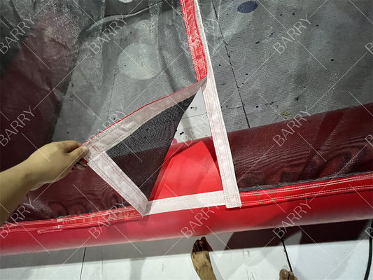 Özelleştirilebilir Şişme Futbol Kalesi Seti Plaj Partisi ve Etkinlikler için Promosyon Spor Oyunu