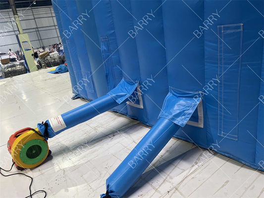 Noel için Ticari Çocuk ve Yetişkin Şişme Kaydırak