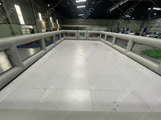 Dışarıdaki Çocuklar Şişme Futbol Sahası Futbol Sahası Arena Hava geçirmez Fırlatma Futbol Sahası Satılık