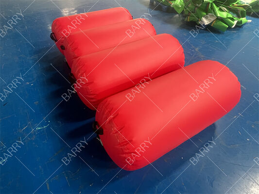 Wholesale Gymnastics Inflatable Air Barrel Roller Air Spot Balance Cylinder With Pump Set