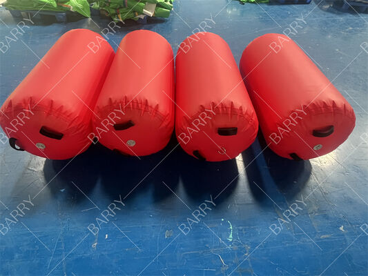 Wholesale Gymnastics Inflatable Air Barrel Roller Air Spot Balance Cylinder With Pump Set
