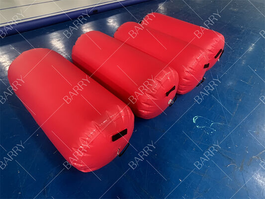 Wholesale Gymnastics Inflatable Air Barrel Roller Air Spot Balance Cylinder With Pump Set
