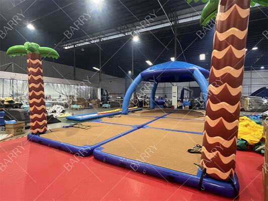 Okyanus Suları ve Su Üzerinde Yüzen Muzlar İçin Özel Tasarımlı Şişme Yüzer Platformlar ve Çadır