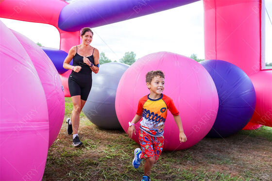 NL Büyük şişme engeller yarışı şişme 5K engeller koşusu