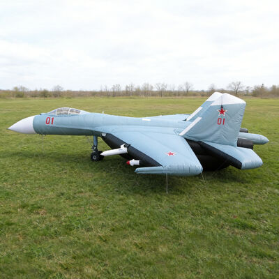 Açık hava keşif uçağı askeri helikopter şişme savaş uçağı yem