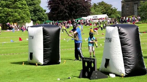 Şişme Paintball Sığınakları Okçuluk Etiketi Engelleri Atış Oyunları