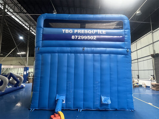 Lilo & Stitch Temalı Üçlü Şeritli Şişme Kaydırma.