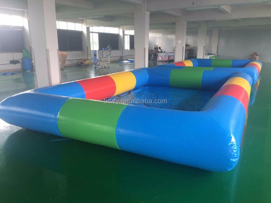 Açık için Renkli Yetişkin 0.9mm PVC Şişme Yüzme Havuzu