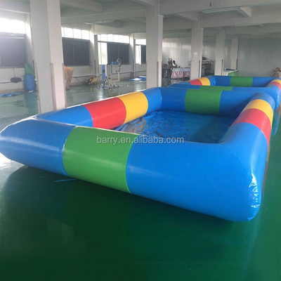 Açık için Renkli Yetişkin 0.9mm PVC Şişme Yüzme Havuzu