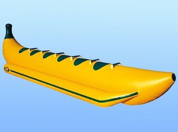 Sarı Şişme Bot Oyuncaklar 6 Kişi Çekilebilir Banana Su Oyunu Tüp