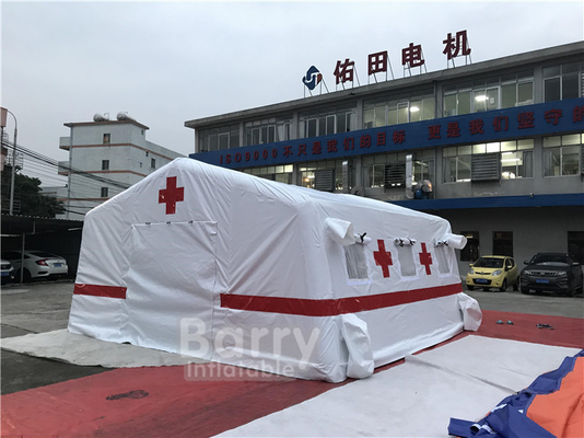 Barınak için Hava Sıkı Tente Şişme Tıbbi Askeri Çadır