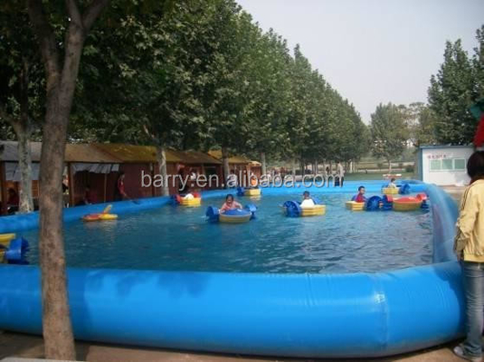 Eğlence Parkı İçin Büyük Şişme Su Silindiri Havuzu 10m * 10m