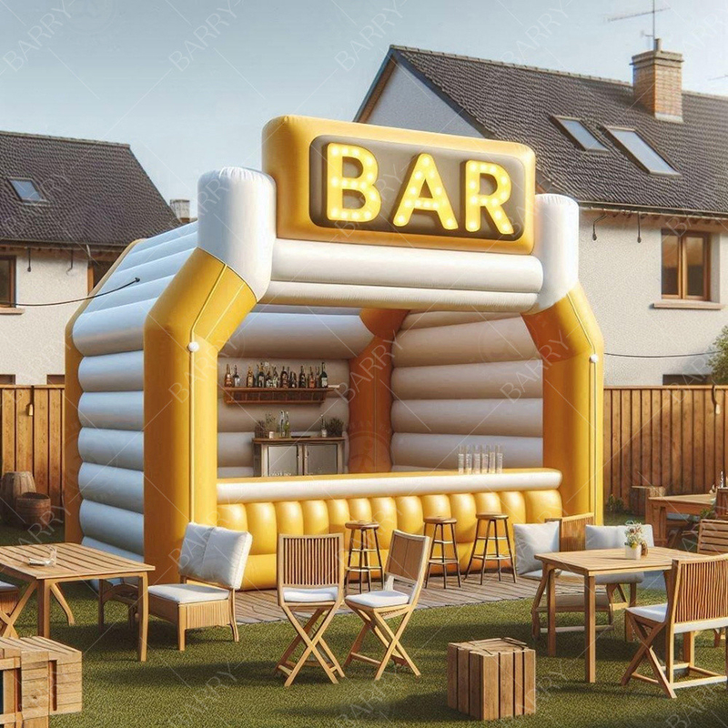 Şişme Yüzen Havuz Bar Yetişkinler İçin Şişme Su Havuzu Blow Up Bar Parti Etkinliği