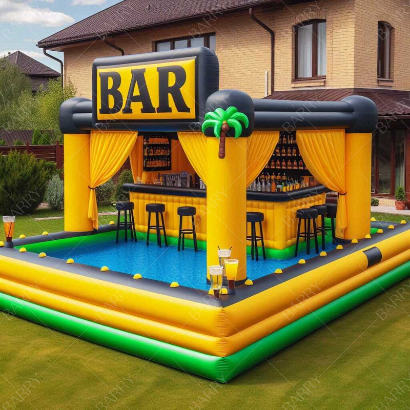 Yeni Tasarım Harika Şişme Havuz Bar Şişme Pub Ev Çadır Şişme Havuz Bar Yüzen Şişme Havuz Bar