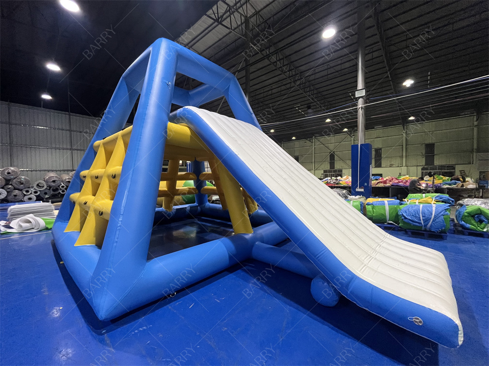 Yeni Tasarım Su Parkı Şişme Tırmanma Kulesi Yüzen Su Kaydırağı Aqua Park İçin Şişme Su Oyunları Çocuklar ve Yetişkinler İçin