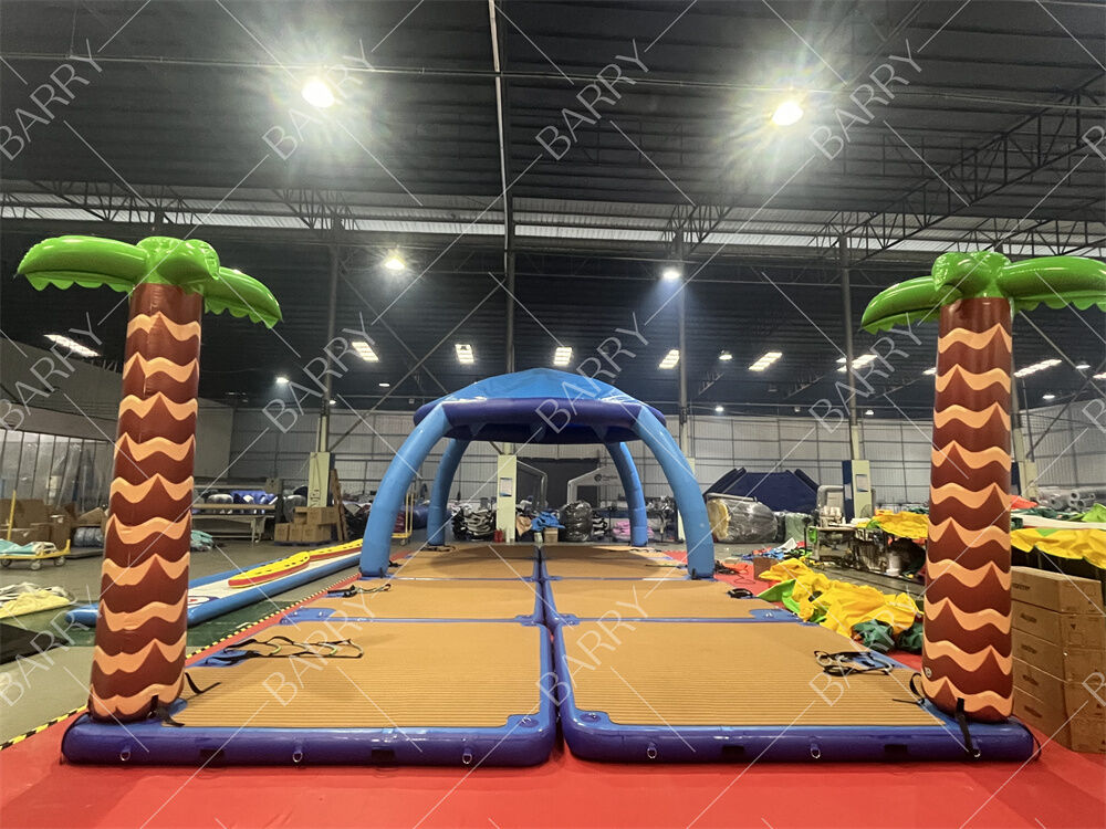 Okyanus Suları ve Su Üzerinde Yüzen Muzlar İçin Özel Tasarımlı Şişme Yüzer Platformlar ve Çadır