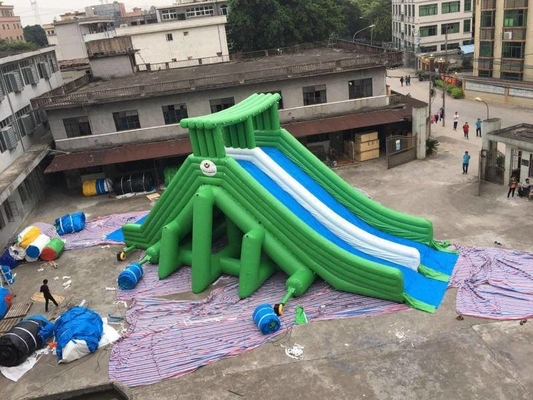 Çok Renkli Şişme Su Kaydırağı Fedai Blow Up Castle Combo