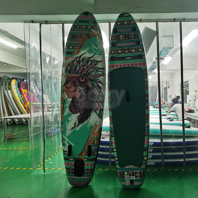 Tek Kişi İçin Damla Dikiş Kumaş Şişme Ayakta Paddleboard