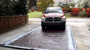 Temizlik için mobil Valeting Wash Pad Containment Sistemleri PVC Washpad