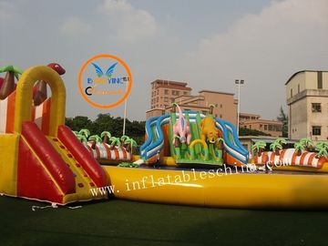 Slayt Dev Dinozorlar İnanılmaz Su Parkı ile Açık Şişme Su Parkı