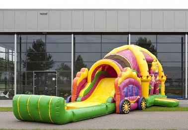 Slide ile popüler Pricess Şişme Combo PVC Duarable Sıçrama Ev