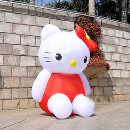 Güzel Reklam Için Şişme Hello Kitty, Çift Tripple Dikiş Özelleştirmek