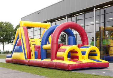 Eğlenceli Popüler Şişme Engel Dersi Bouncy Castles Heyecan Verici