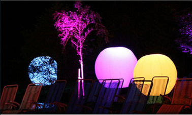 Logo Baskı ile Şişme Led Sokak Aydınlatma Ticari Ball Shape