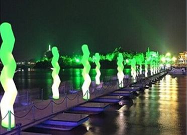 Karanlık Yol için Led Değişen Şişme Dalga Led Aydınlatma Renk