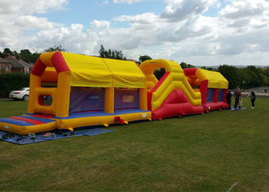 Challenge Oyunları İnanılmaz 75ft Massive Bouncy Castles Engel Kursu