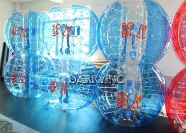 Dayanıklı Şeffaf Şişme Kabarcık Futbol 1.5 Metre 100% TPU 1mm Kalınlığı