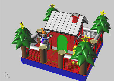 Çocuklar İçin Şişme Noel Ağacı / Ev Çocuk Şişme Atlama Kale