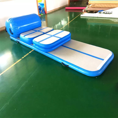 30cm Hava Mühürlü Egzersiz Şişirilebilir Hava Parça Yuvarlanan Paspaslar Jimnastik Nane Yeşili