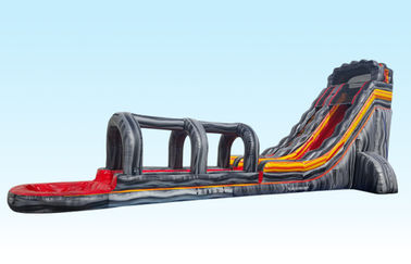 Ticari Olay İçin 22ft Volkan Dev Şişme Kayma N Slide 0.55 PVC Tente