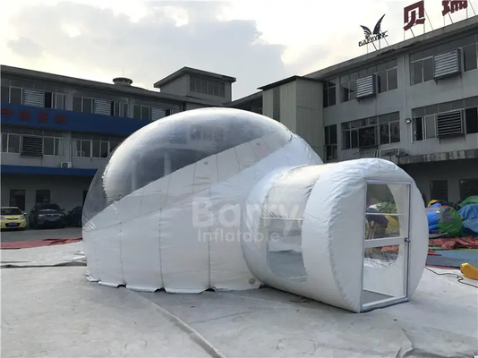 Otel Banyo Şişme Şeffaf Kubbe Kabarcık Çadır 2 Oda Tek Tünel Ev