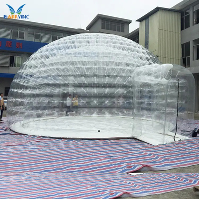 Pvc Tente Igloo Çadır Şişme Balon Köşkü Temizle Çadır