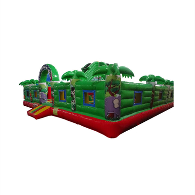 0.55mm PVC Şişme Engel Kursu Jumper Sıçrama Evi Eğlence Parkı