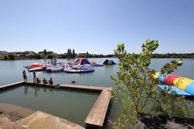 Resort Adventure Şişme Su Parkı Tremplins Su Yolu - Lac - Arroques