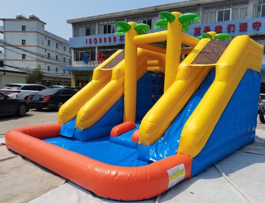 Havuz EN14960 Kolay Kurulum ile Ticari PVC Şişme Su Kaydırağı